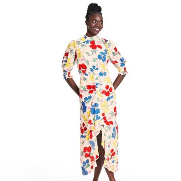 Floral Mock Neck Ruffle Dress - RIXO for Target - Picture 1 of 6